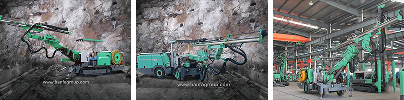 hfj12 hydraulic tunneling jumbo drilling rig a