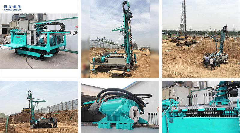hfxp120 crawler type jet grouting anchor drilling rig a
